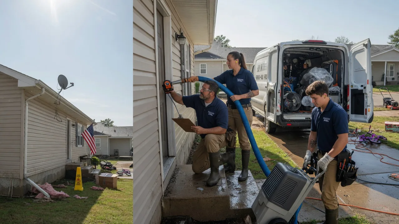 Ceiling Water Damage Restoration in Park Hill, OK near me